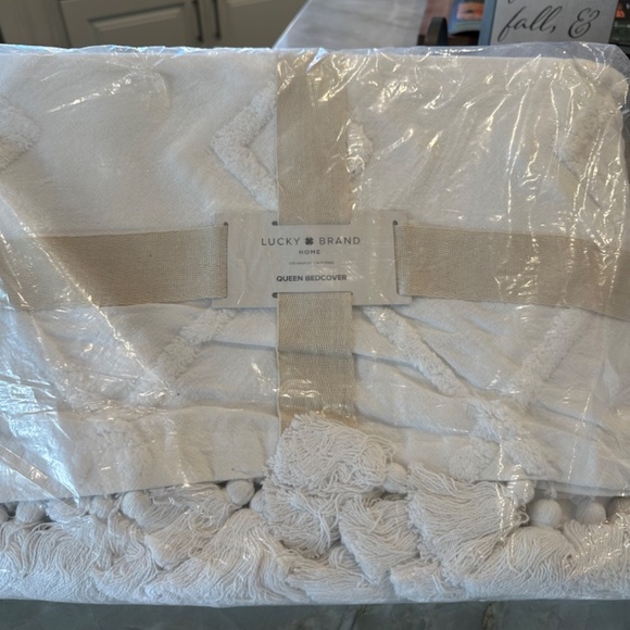 Lucky Brand HOME complete Queen/full duvet set - Picture 3 of 11